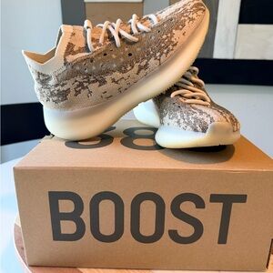 Yeezy 380 Boost Sneakers - Tan and Gray